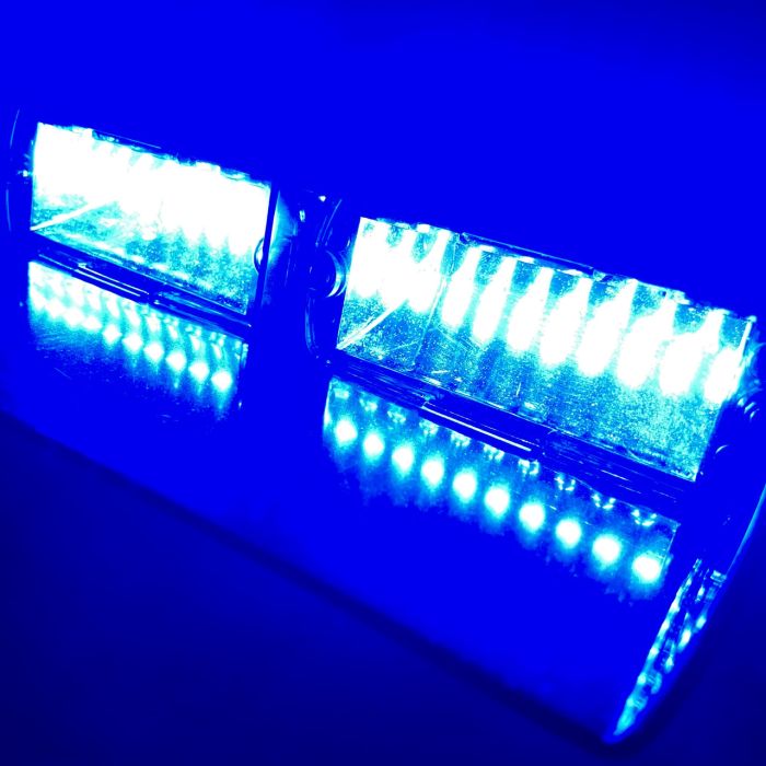 Проблисковий маячок під лобове скло Стробоскоп синій