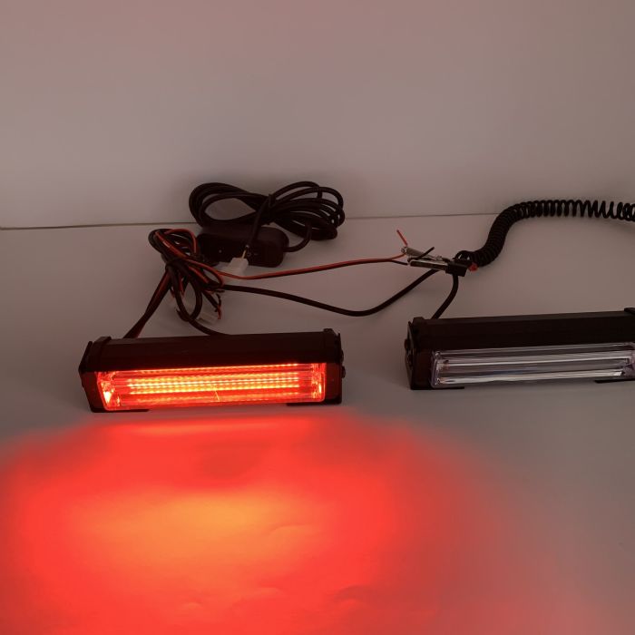 Стробоскоп мигалка в решітку червоно-синій для поліції