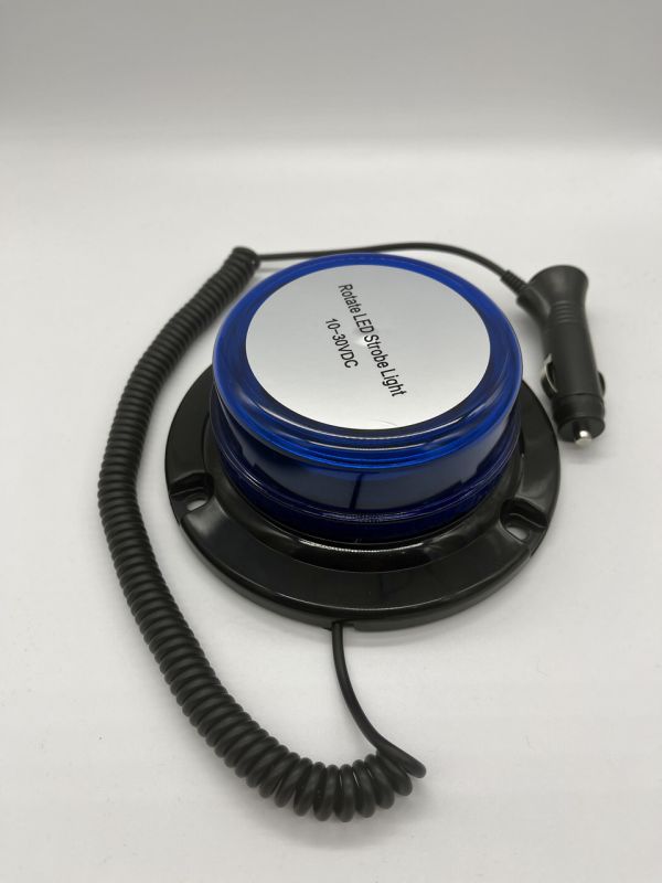 Стробоскоп-мигалка на дах LED 15см, 12/24v синій