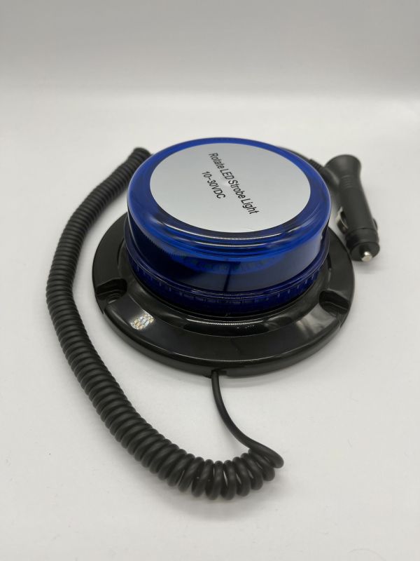 Стробоскоп-мигалка на дах LED 15см, 12/24v синій