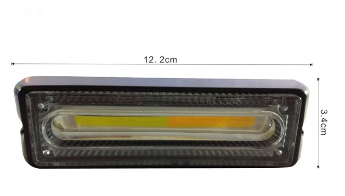 Проблисковий маячок жовтий стробоскоп на авто накладний