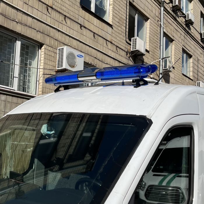 Мигалка з СГП на дах автомобіля проблисковий маячок 120 см