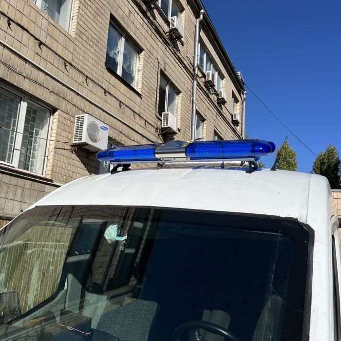 Мигалка з СГП на дах автомобіля проблисковий маячок 120 см