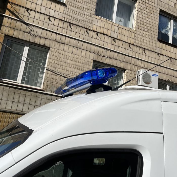 Мигалка з СГП на дах автомобіля проблисковий маячок 120 см