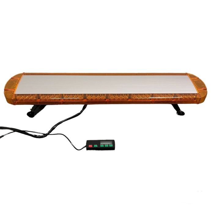 Проблисковий маячок мигалка на дах LED 118 см, 12/24v жовтий жовтогарячий