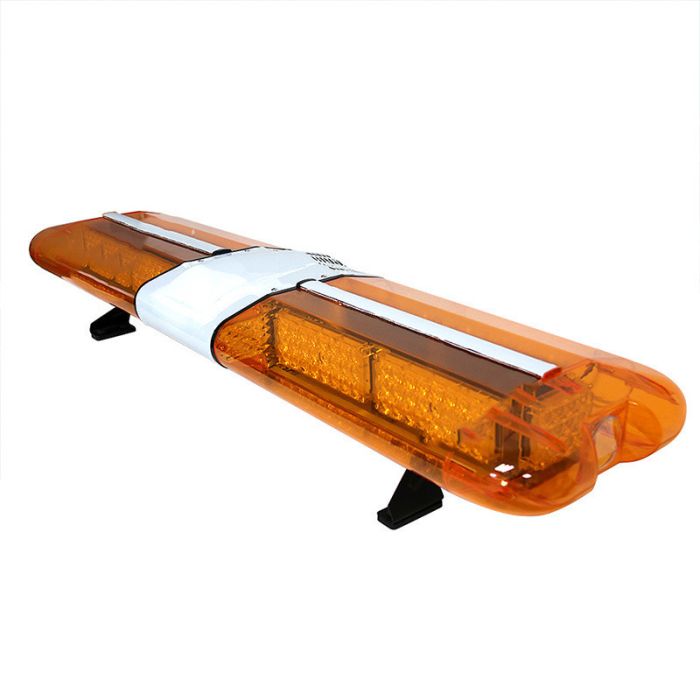 Мигалка 105см + СГУ 200ВТ на дах авто, 4 сторони / ЖОВТИЙ 160Вт 12В