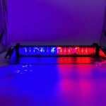 Проблисковий маячок під лобове скло 31см Стробоскоп червоний синій