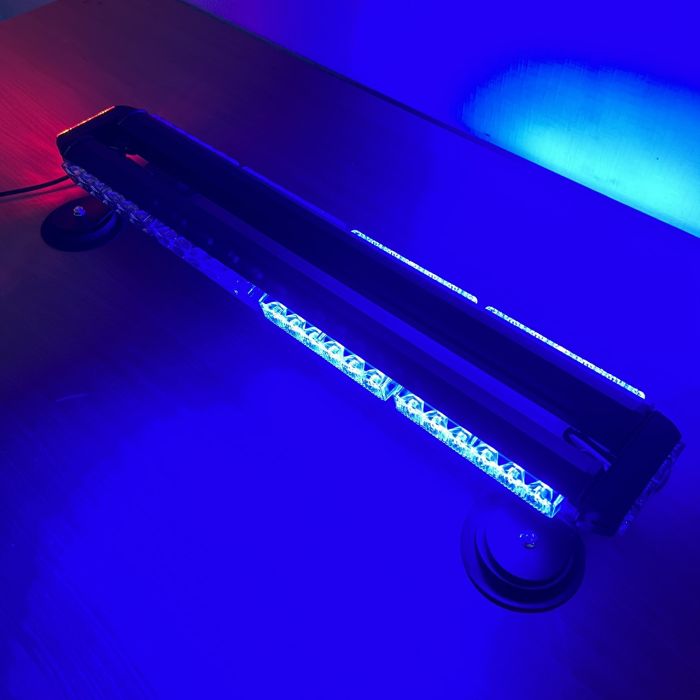 Стробоскоп-мигалка на дах Балка LED 70см, 12/24v синій червоний