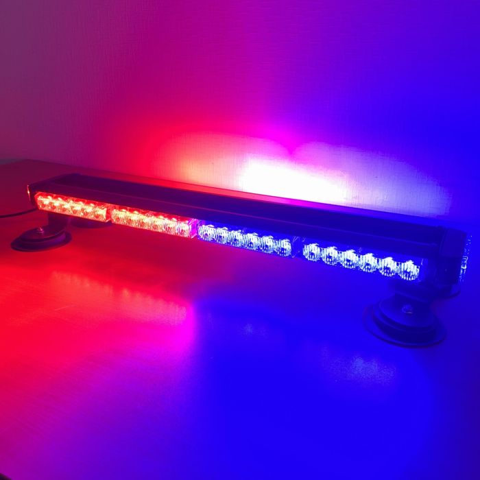 Стробоскоп-мигалка на дах Балка LED 70см, 12/24v синій червоний