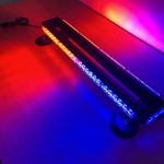 Стробоскоп-мигалка на дах Балка LED 70см, 12/24v синій червоний