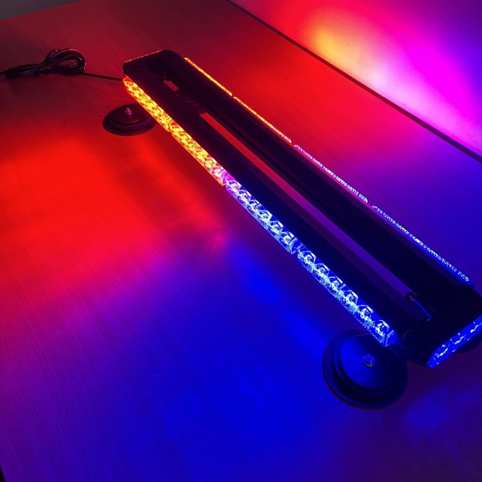 Стробоскоп-мигалка на дах Балка LED 70см, 12/24v синій червоний