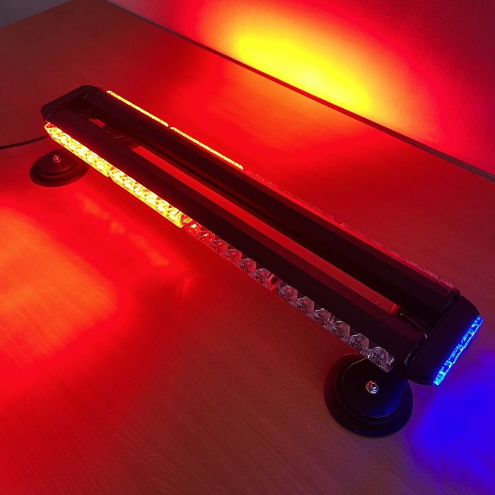 Стробоскоп-мигалка на дах Балка LED 70см, 12/24v синій червоний