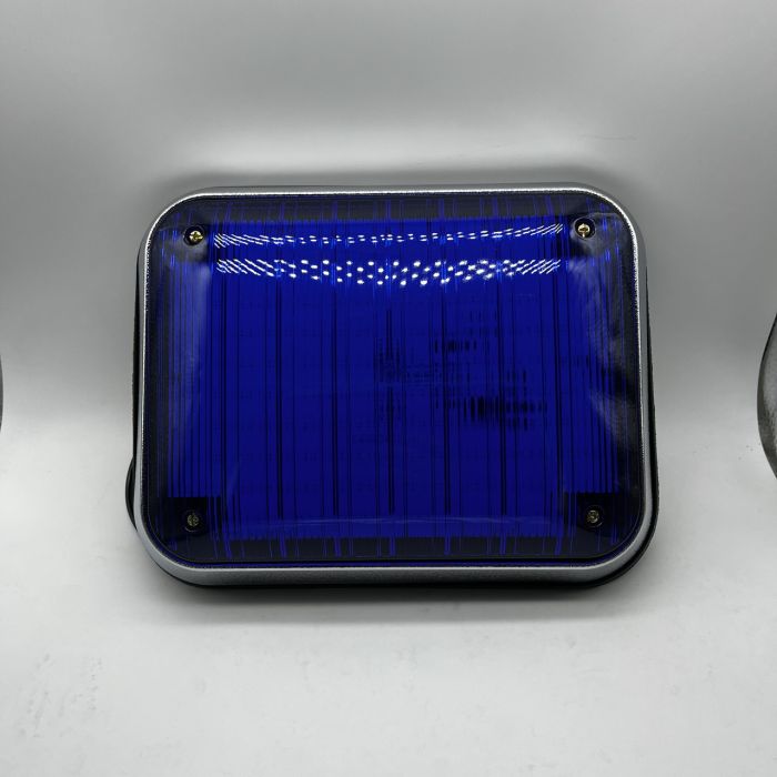 Проблисковий маячок синій стробоскоп на авто накладний 23см