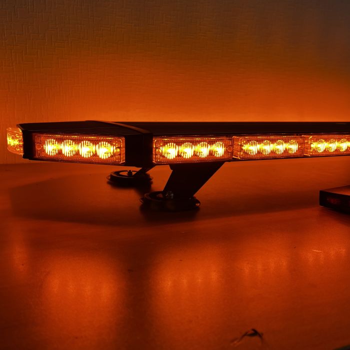 Стробоскоп-мигалка на дах авто LED 125см, 12/24v жовтий помаранчевий