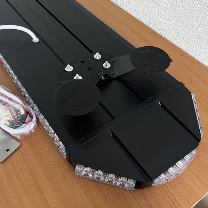 Стробоскоп-мигалка на дах авто LED 125см, 12/24v жовтий помаранчевий