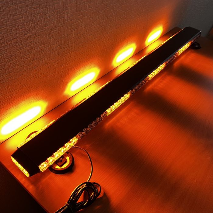 Стробоскоп-мигалка на дах Балка LED 125см, 12/24v жовтий помаранчевий