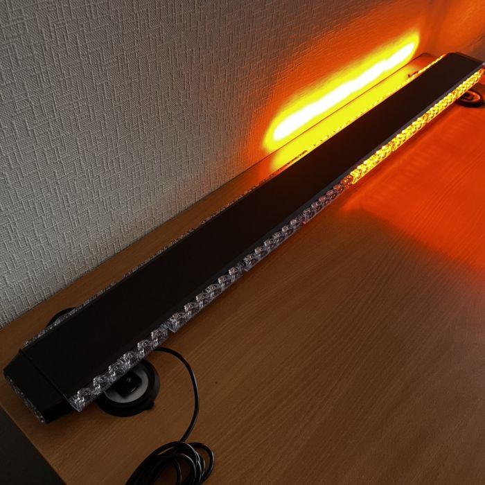 Стробоскоп-мигалка на дах Балка LED 125см, 12/24v жовтий помаранчевий