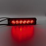 Стробоскоп мигалка в решітку автомобіля червоний