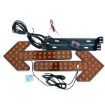 Світлодіодний покажчик напрямку руху. Жовті стрілки. Стробоскоп жовтий, мигалка.