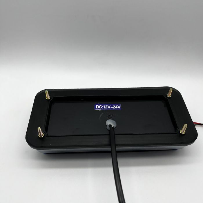 Проблисковий маячок синій стробоскоп на авто накладний 18см