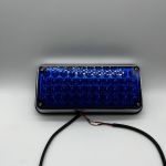 Проблисковий маячок синій стробоскоп на авто накладний 18см