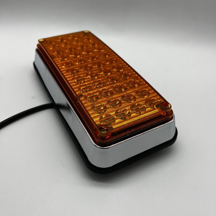 Проблисковий маячок жовтий 18х8 см стробоскоп на авто накладний