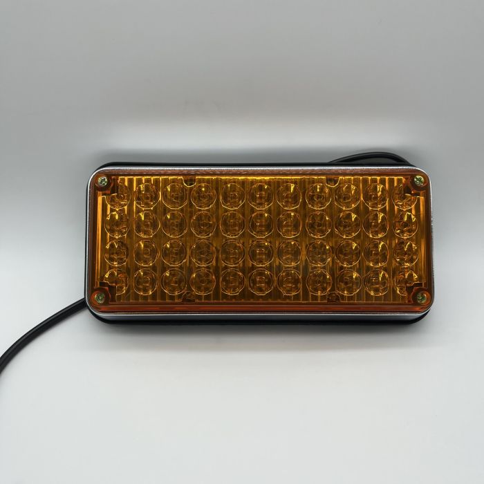 Проблисковий маячок жовтий 18х8 см стробоскоп на авто накладний