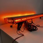 Проблисковий маячок мигалка на дах LED 118 см, 12/24v жовтий жовтогарячий
