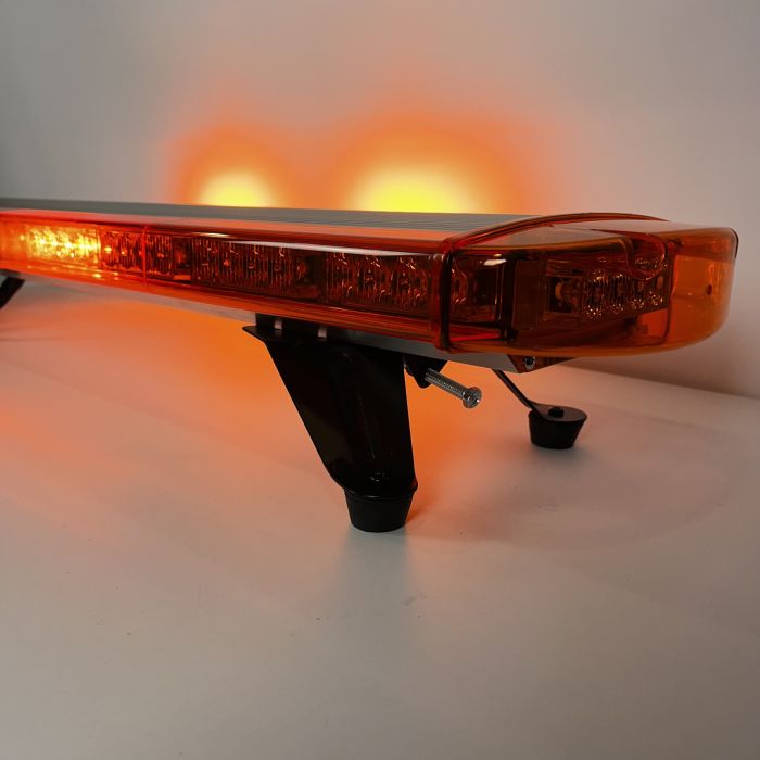 Проблисковий маячок мигалка на дах LED 118 см, 12/24v жовтий жовтогарячий