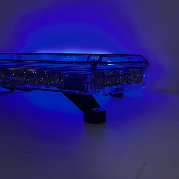 Мигалка синя товщиною 12 см з вбудованим СГП на дах автомобіля проблисковий маячок 120 см