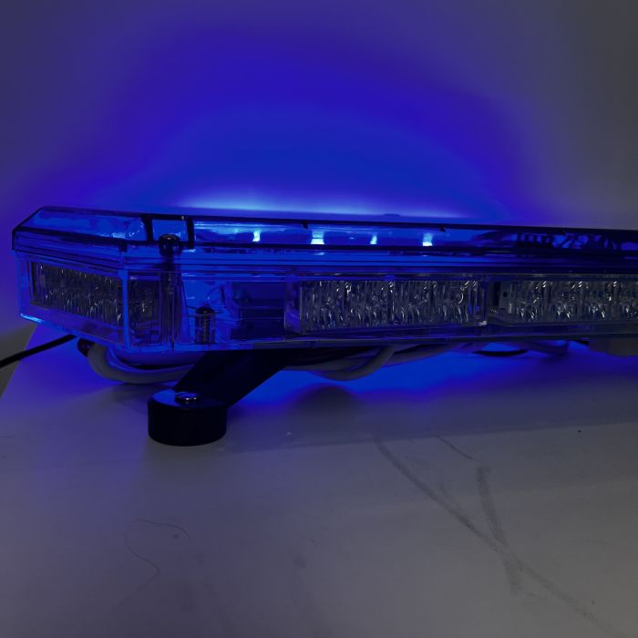 Мигалка синя товщиною 12 см з вбудованим СГП на дах автомобіля проблисковий маячок 120 см