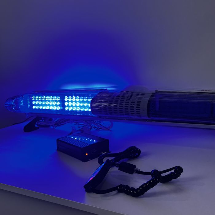 Мигалка синього кольору з СГП  на дах автомобіля проблисковий маячок 120 см