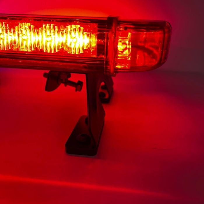 Мигалка 120см на дах автомобіля з вбудованим СГП синьо-червона