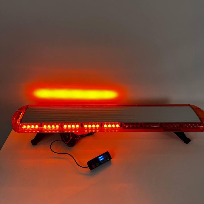 Стробоскоп мигалка на дах авто LED 108см, 12/24v жовтий помаранчевий