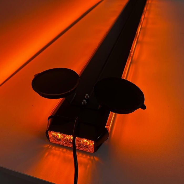 Мигалка на дах автомобіля 128 см 102W помаранчева