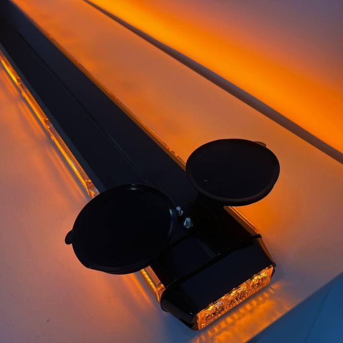 Мигалка на дах автомобіля 128 см 102W помаранчева