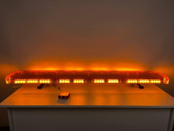 Мигалка на дах автомобіля 150см, 112LED помаранчева
