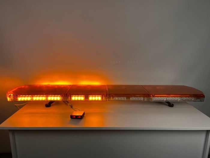 Мигалка на дах автомобіля 150см, 112LED помаранчева
