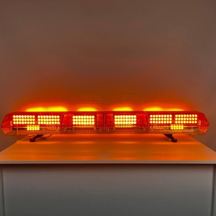 Мигалка на дах автомобіля 150см, 348LED помаранчева