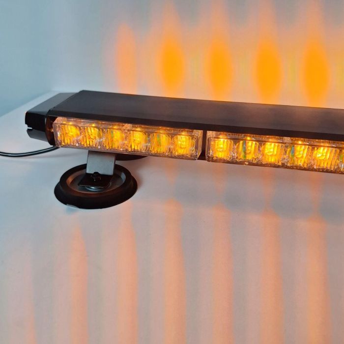 Стробоскоп-мигалка на дах Балка LED 98см, 12/24v жовтий помаранчевий