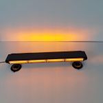 Стробоскоп-мигалка на дах Балка LED 64см, 12/24v жовтий помаранчевий