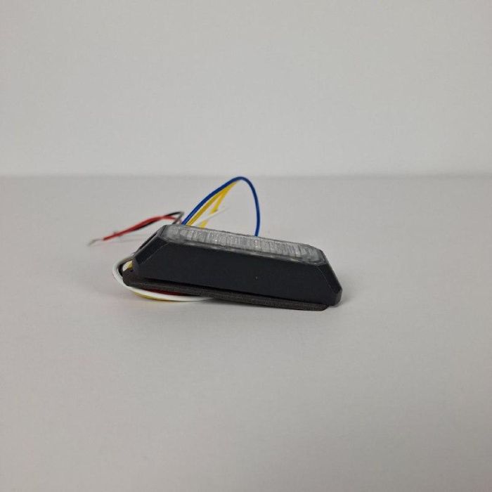 Стробоскоп 3 світлодіода тонкий. Червоний колір