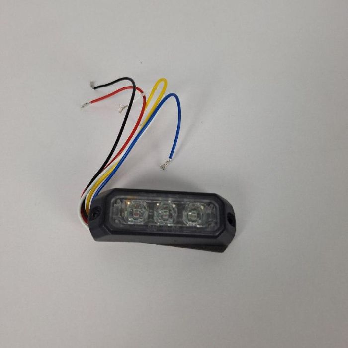 Стробоскоп 3 світлодіода тонкий. Синій колір