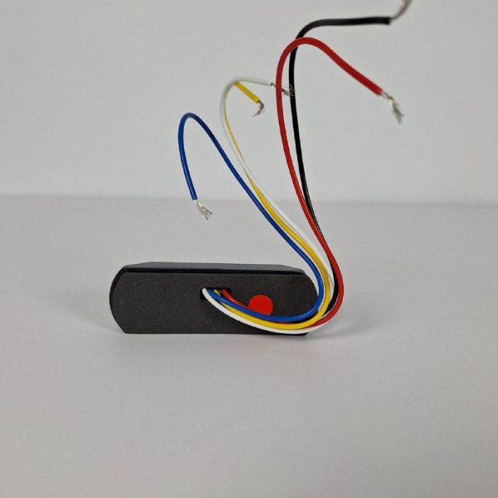 Стробоскоп 3 світлодіода тонкий. Червоний колір