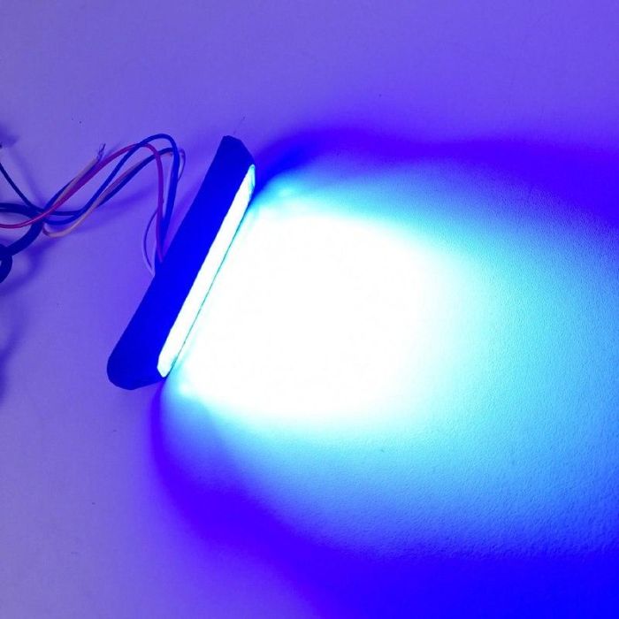 Стробоскоп 6 світлодіода тонкий. Синій колір
