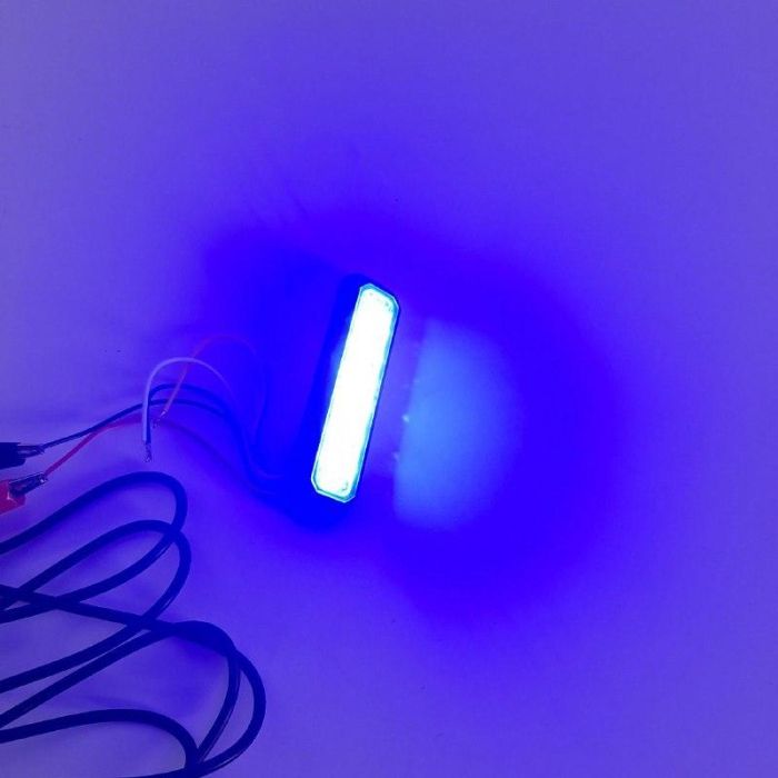 Стробоскоп 6 світлодіода тонкий. Синій колір