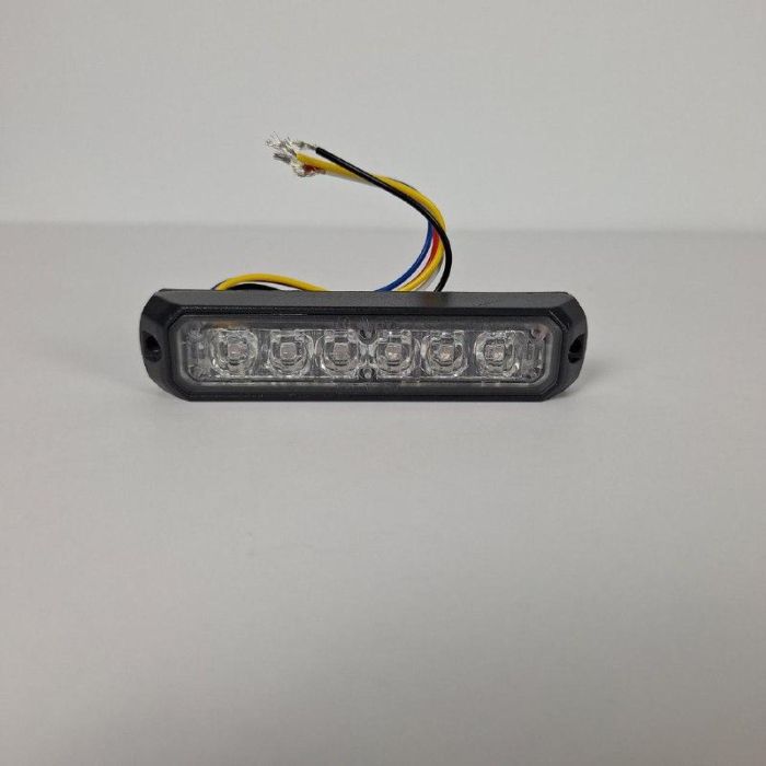 Стробоскоп 6 світлодіода тонкий. Синій колір