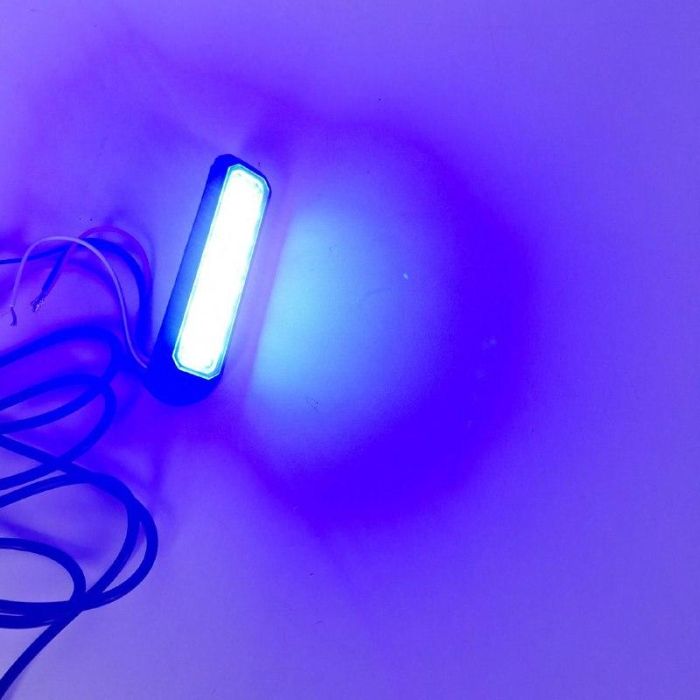 Стробоскоп 6 світлодіода тонкий. Синій колір