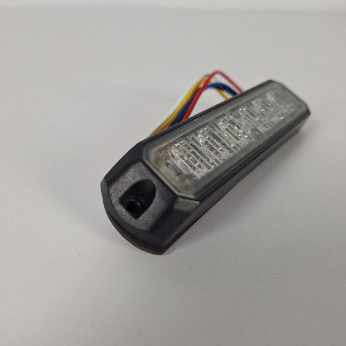 Стробоскоп 6 світлодіода тонкий. Синій/білий колір