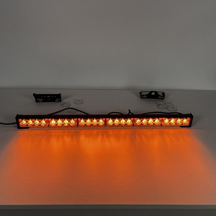 Помаранчева led балка 24W стробоскоп мигалка для евакуатора
